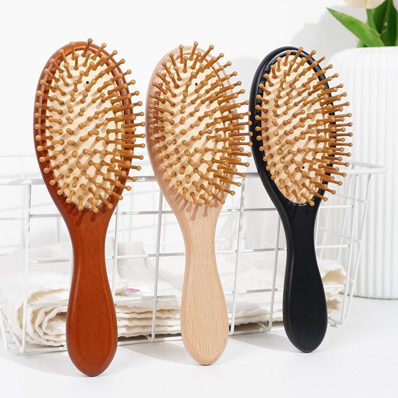 Beech Wood Detangling Air Cushion Hairbrush - Anti-Pull Massage Comb for Healthy Styling Black
Beech Wood Detangling Air Cushion Hairbrush - Anti-Pull Massage Comb for Healthy Styling Black