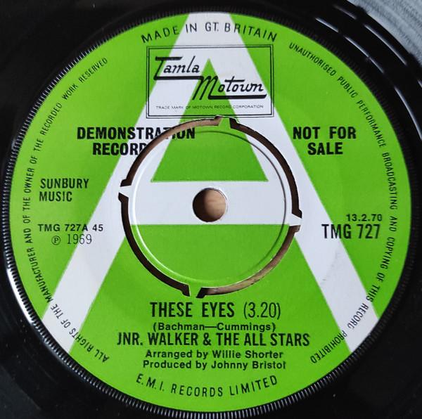 7inch Record JUNIOR WALKER THE ALL STARS These Eyes TMG727PROMO Tamla Motown 1969 UK SoulFunk Used
7inch Record JUNIOR WALKER THE ALL STARS These Eyes TMG727PROMO Tamla Motown 1969 UK SoulFunk Used