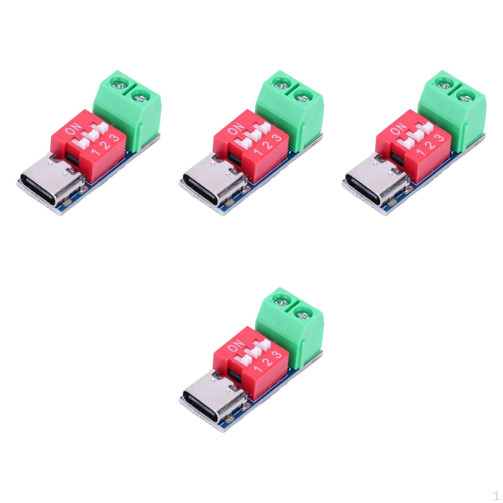 Плата адаптера USB C PD Високошвидкісний зарядний пристрій Протокол модуля посилення живлення
Плата адаптера USB C PD Високошвидкісний зарядний пристрій Протокол модуля посилення живлення