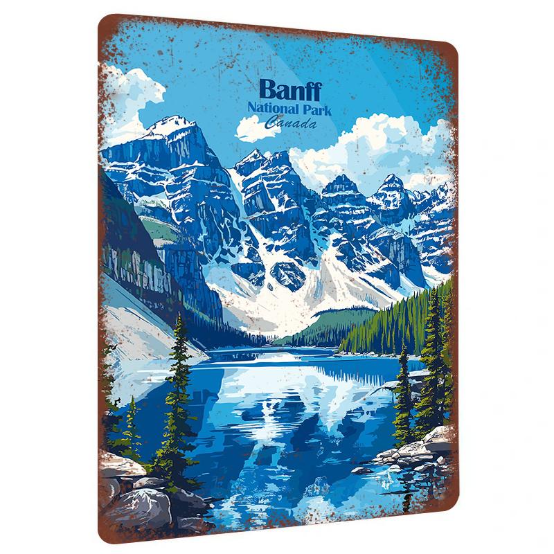Banff National Park Canada Snow Mountain Lake Scenery Custom Metal Iron Painting Home Decor Wall Art Mural 20x30cm(7.8x11.8inch)
Banff National Park Canada Snow Mountain Lake Scenery Custom Metal Iron Painting Home Decor Wall Art Mural 20x30cm(7.8x11.8inch)
