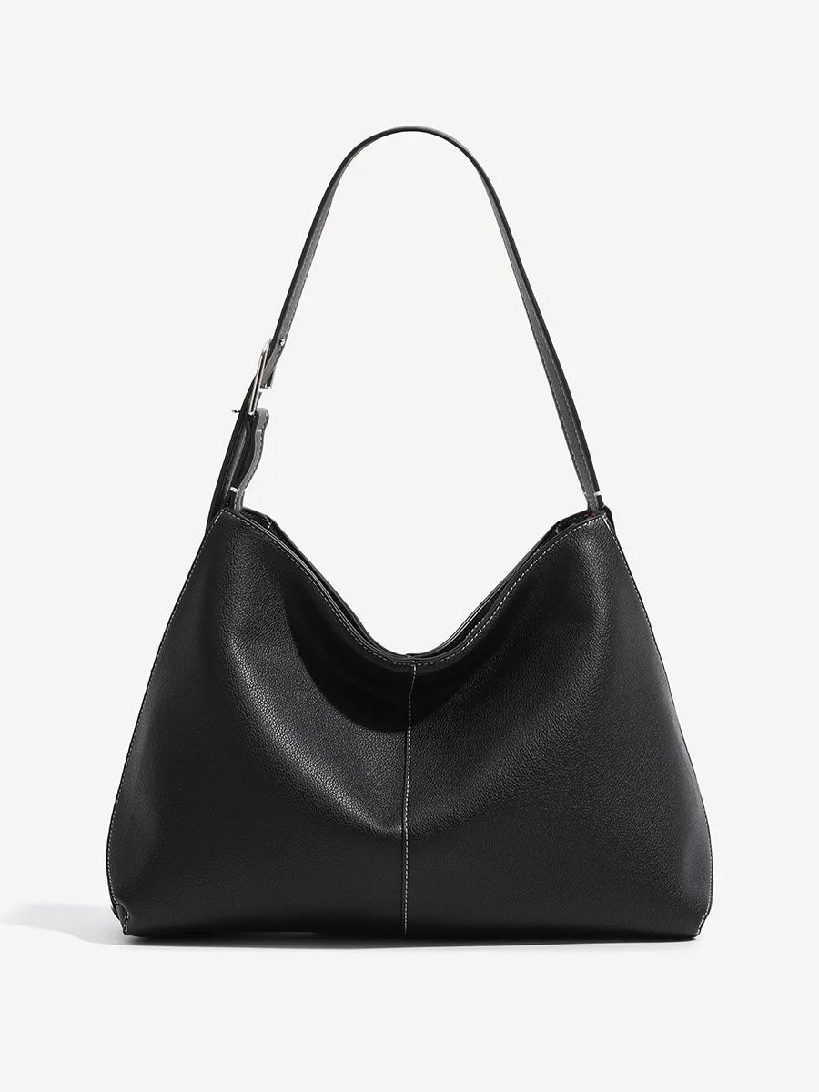 Slouchy Style Top PU Leather Tote Bag Large Crossbody Handbag Soft Leather Pillow Shape Underarm Bag Commuting Work Pack чёрный
Slouchy Style Top PU Leather Tote Bag Large Crossbody Handbag Soft Leather Pillow Shape Underarm Bag Commuting Work Pack чёрный