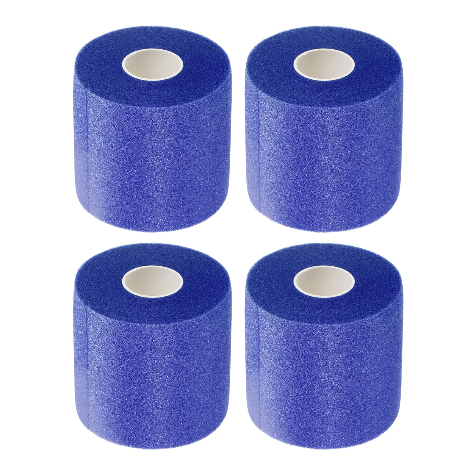 PATIKIL Поролоновый спортивный x 30 4 Темно-синий Пре-рэп лента, 2,75 ярда, рулоны, неадгезивная пре-рэп повязка на голову, для волос, для футбола, для спорта, для запястья, для локтя, для колена, темно-синий