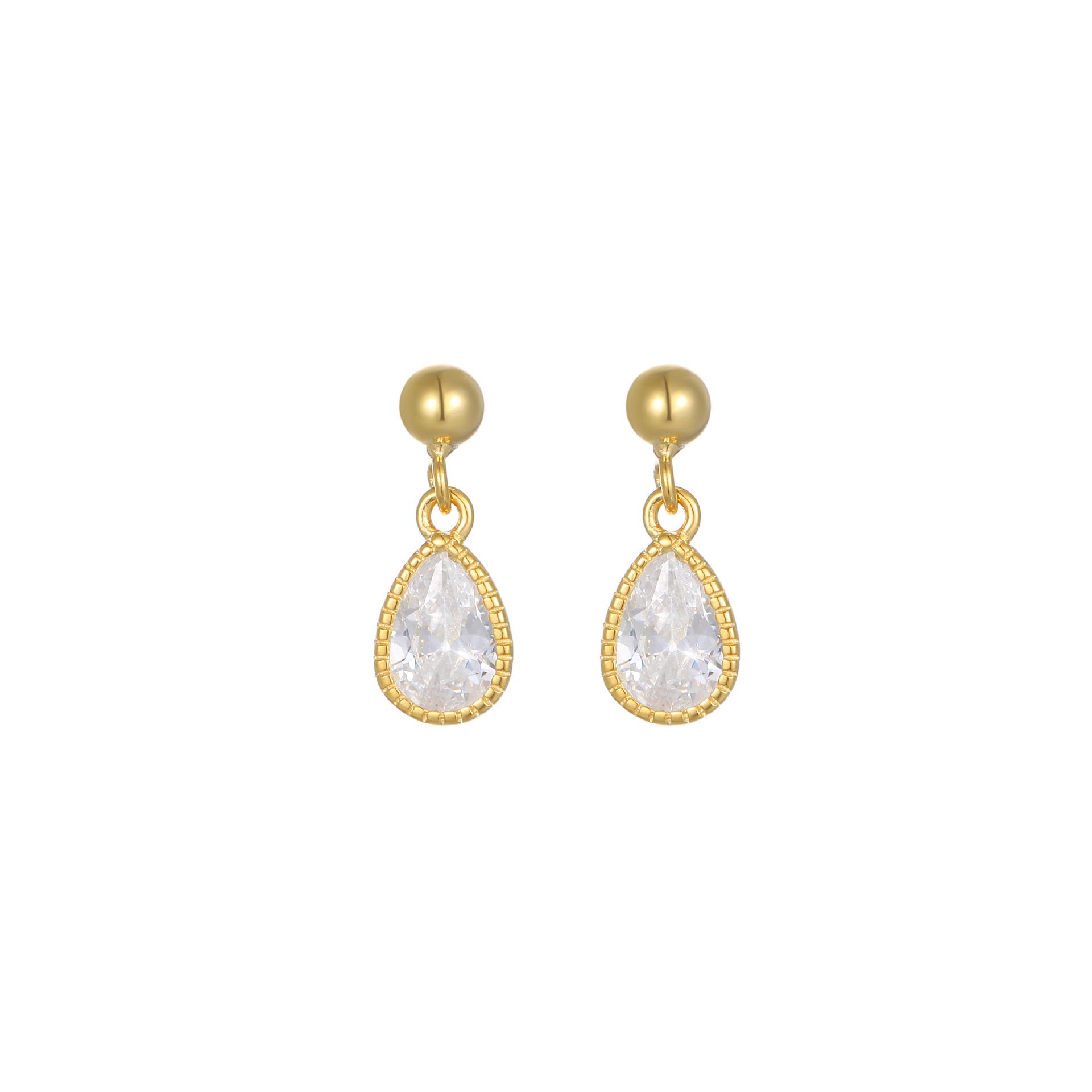 S925 Sterling Silver 18K Gold Plated Teardrop Zircon Earrings - Women s High-End Dangle Earrings with Exquisite Design S925 Silver
S925 Sterling Silver 18K Gold Plated Teardrop Zircon Earrings - Women s High-End Dangle Earrings with Exquisite Design S925 Silver