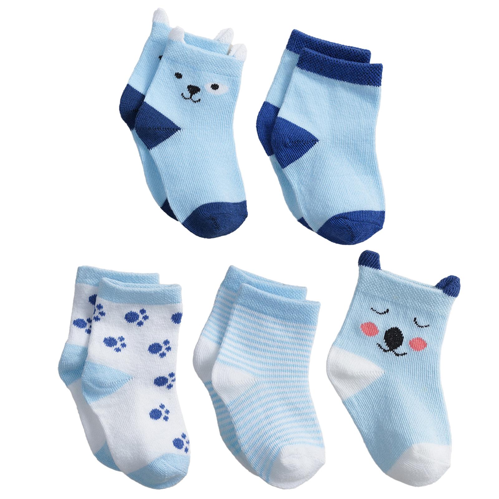 5Pairs Kids Cartoon Mid Tube Socks Cute Blue Bear Pattern Cotton Round Neck Casual Sock Breathable Unisex Baby Socks 0-8Years 6-8Years
5Pairs Kids Cartoon Mid Tube Socks Cute Blue Bear Pattern Cotton Round Neck Casual Sock Breathable Unisex Baby Socks 0-8Years 6-8Years