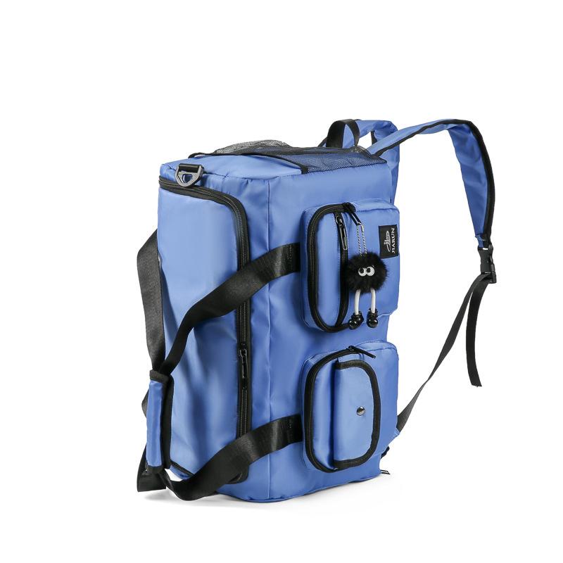 Модная и трендовая сумка для прогулок с несколькими карманами, с функцией снижения давления, портативная дорожная сумка, отделение для обуви с сухой и влажной зоной, сумка для фитнеса with pendant синий
Модная и трендовая сумка для прогулок с несколькими карманами, с функцией снижения давления, портативная дорожная сумка, отделение для обуви с сухой и влажной зоной, сумка для фитнеса with pendant синий