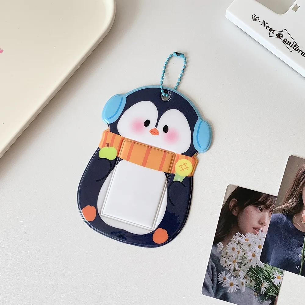 Cartoon Animal Photocard Frame for Girls Kawaii Penguin Fox Photocard Holder Kpop Idol Card Sleeves with Chain Mini Photo Album
Cartoon Animal Photocard Frame for Girls Kawaii Penguin Fox Photocard Holder Kpop Idol Card Sleeves with Chain Mini Photo Album