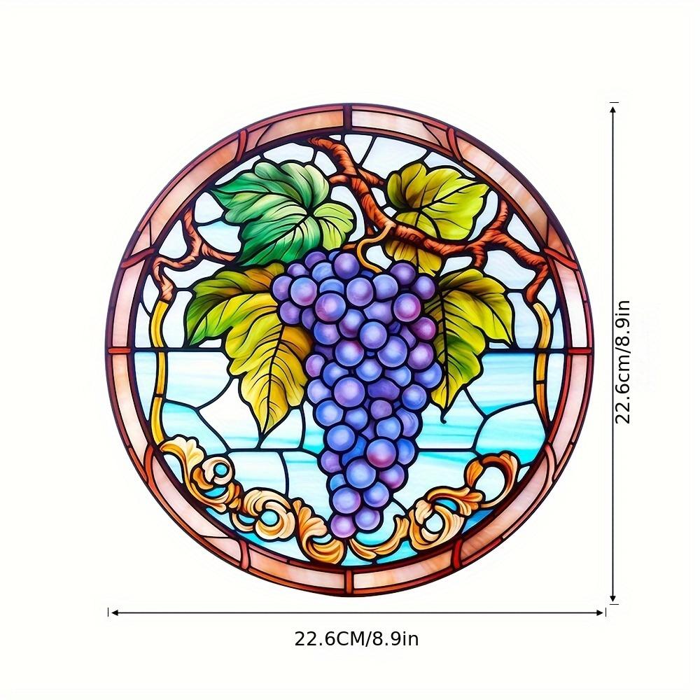 Grape Window Glass Electrostatic Stickers Non Adhesive Removable Static Cling Glass Decal Anti-collision Home Decoration #1
Grape Window Glass Electrostatic Stickers Non Adhesive Removable Static Cling Glass Decal Anti-collision Home Decoration #1