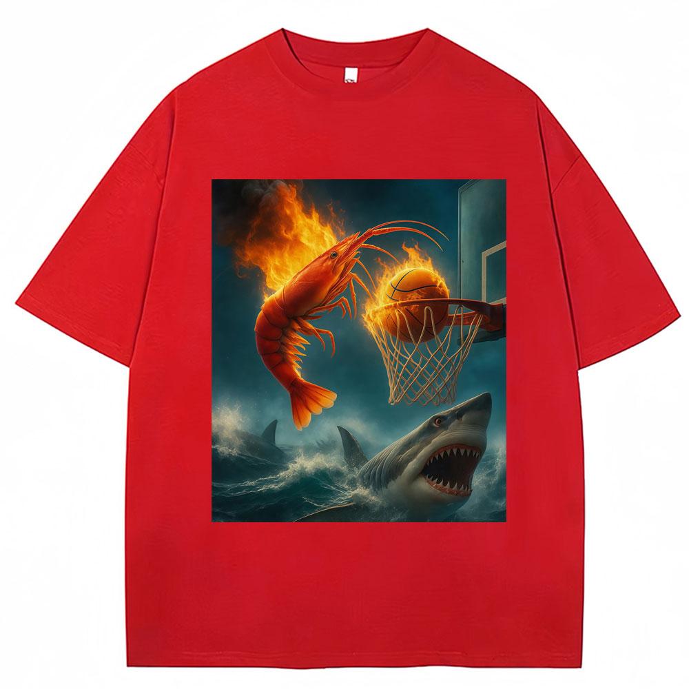 Fiery Shrimp Dunk Basketball Meme Funny T Shirt Sports Fans Unisex Women Humor Joke Tshirts Oversized Cotton Casual Short Sleeve S
Fiery Shrimp Dunk Basketball Meme Funny T Shirt Sports Fans Unisex Women Humor Joke Tshirts Oversized Cotton Casual Short Sleeve S