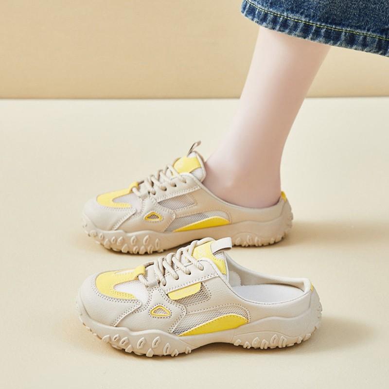 Летние полутапочки женские новые дышащие тонкие сетчатые туфли на толстой подошве повседневные на одном ходу ленивые маленькие белые туфли 40 бежевый
Летние полутапочки женские новые дышащие тонкие сетчатые туфли на толстой подошве повседневные на одном ходу ленивые маленькие белые туфли 40 бежевый