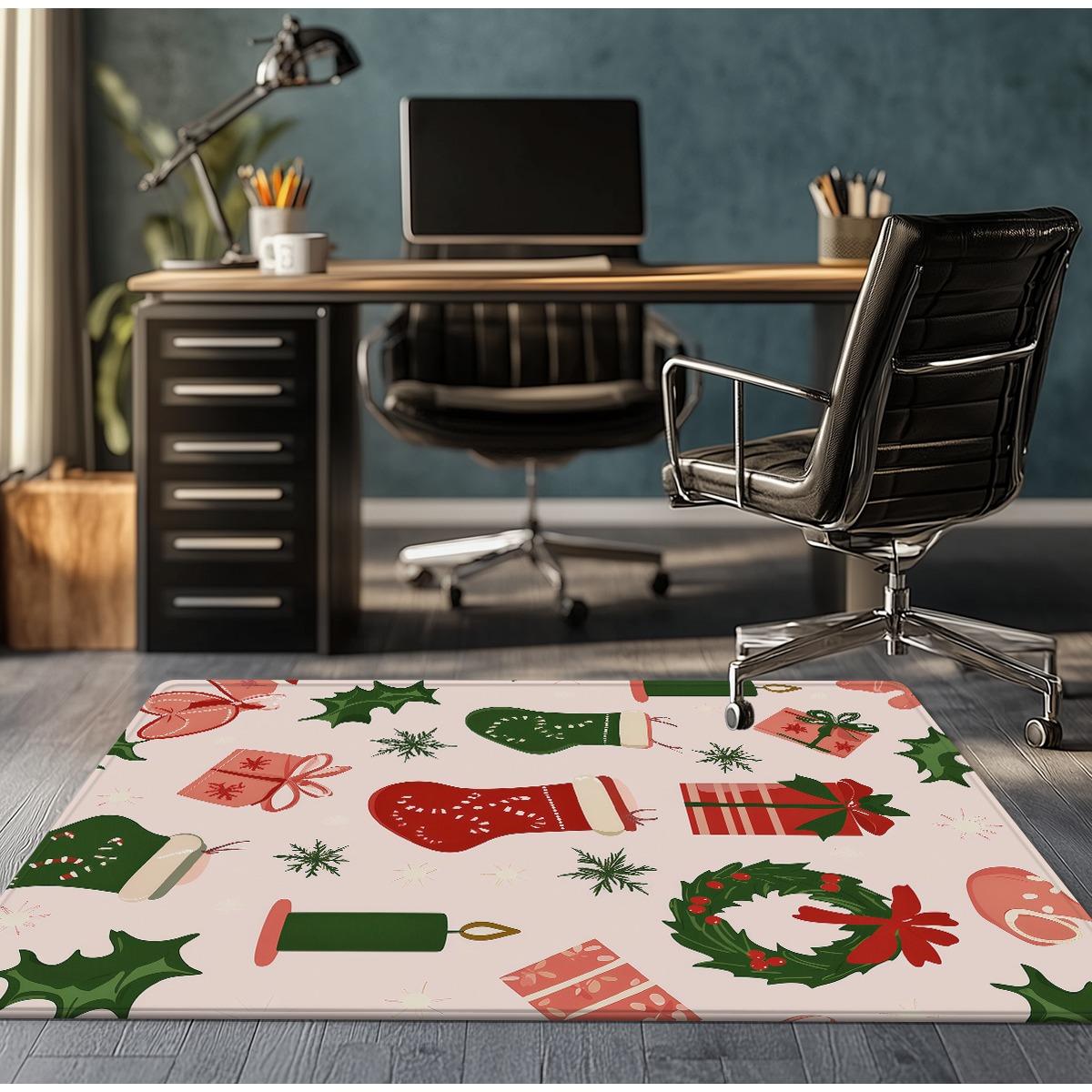 Christmas Stockings Presents Wreath Holiday Theme Crystal Velvet Rug Festive Seasonal Decor Cozy Family Room Floor Mat 50x80cm
Christmas Stockings Presents Wreath Holiday Theme Crystal Velvet Rug Festive Seasonal Decor Cozy Family Room Floor Mat 50x80cm