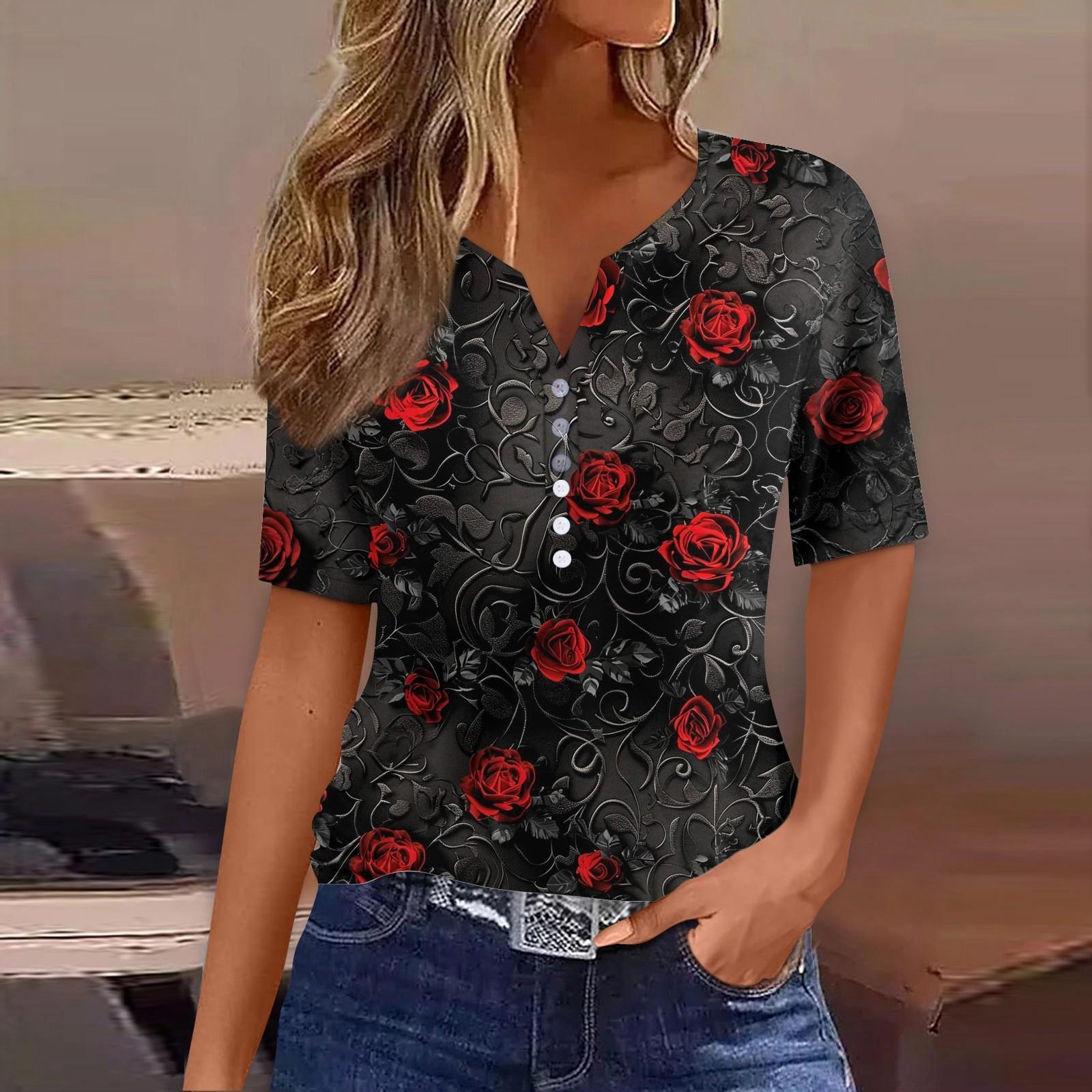 Женская футболка Футболка Хэллоуин Принт Пуговица Короткий рукав Туника Повседневная Мода Выходного дня Базовая V-образный вырез Обычный Топ XL
Женская футболка Футболка Хэллоуин Принт Пуговица Короткий рукав Туника Повседневная Мода Выходного дня Базовая V-образный вырез Обычный Топ XL