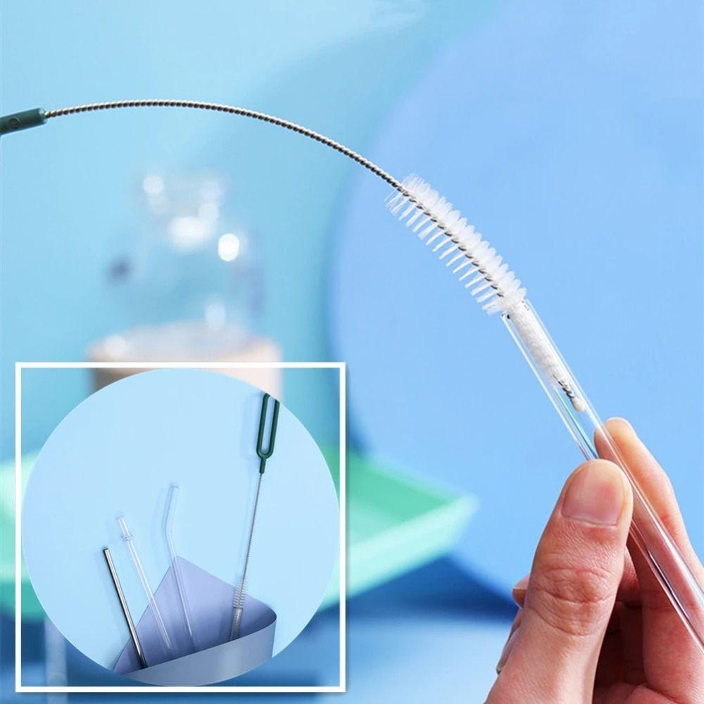 Household Nylon Brushes Stainless Steel Tube Straws Cleaning Tool Spiral Baby Bottle Cleaner синій
Household Nylon Brushes Stainless Steel Tube Straws Cleaning Tool Spiral Baby Bottle Cleaner синій