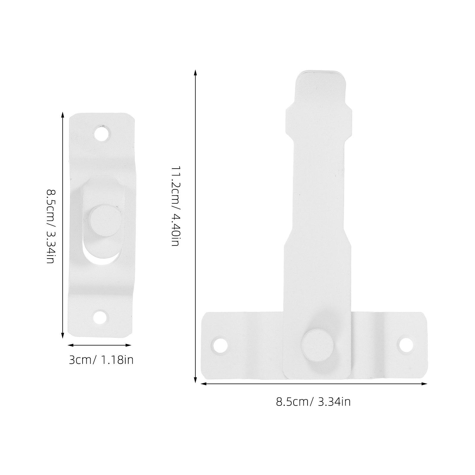 1Set Polished Stainless Steel Door Latch Buckle Slide Lock for Garden Gate Fence Barn Shed Cabinet Safety Security Hardware білий
1Set Polished Stainless Steel Door Latch Buckle Slide Lock for Garden Gate Fence Barn Shed Cabinet Safety Security Hardware білий