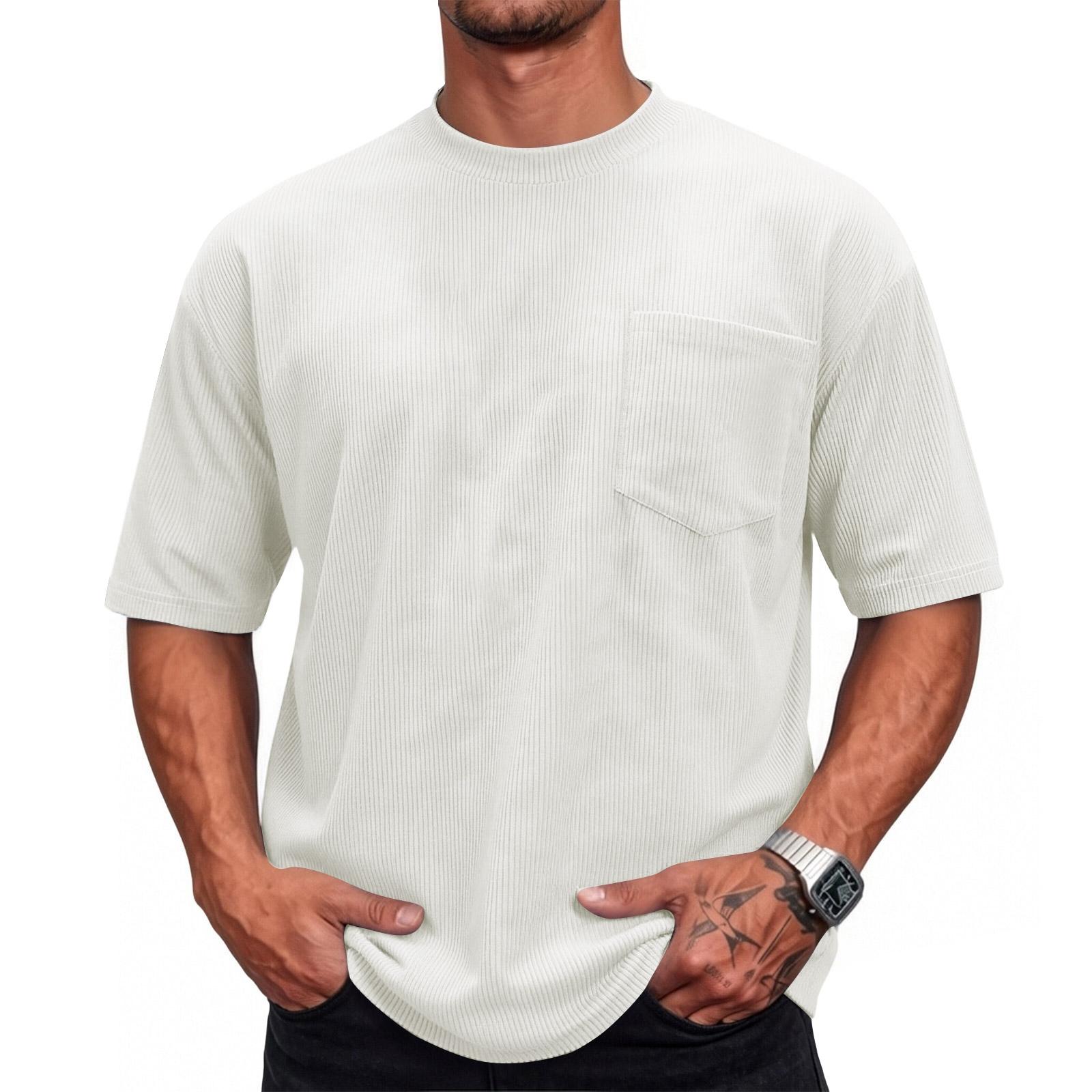 Mens Casual Shirts Short Sleeve Corduroy Mens Summer Shirts Relaxed Fit Summer Shirts for Men UK Crew Neck Design XL білий
Mens Casual Shirts Short Sleeve Corduroy Mens Summer Shirts Relaxed Fit Summer Shirts for Men UK Crew Neck Design XL білий