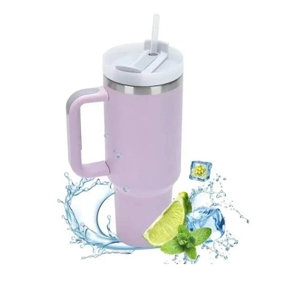 1200ml stainless steel insulated water bottle with straw and handle, large capacity vacuum coffee cup for hot cold drinks Above 1L фіолетовий
1200ml stainless steel insulated water bottle with straw and handle, large capacity vacuum coffee cup for hot cold drinks Above 1L фіолетовий