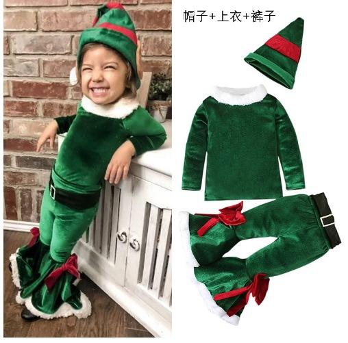 Рождественский костюм Детский костюм рождественского эльфа, Зимний топ с длинным рукавом, расклешенные брюки для девочек 150cm зелёный
Рождественский костюм Детский костюм рождественского эльфа, Зимний топ с длинным рукавом, расклешенные брюки для девочек 150cm зелёный