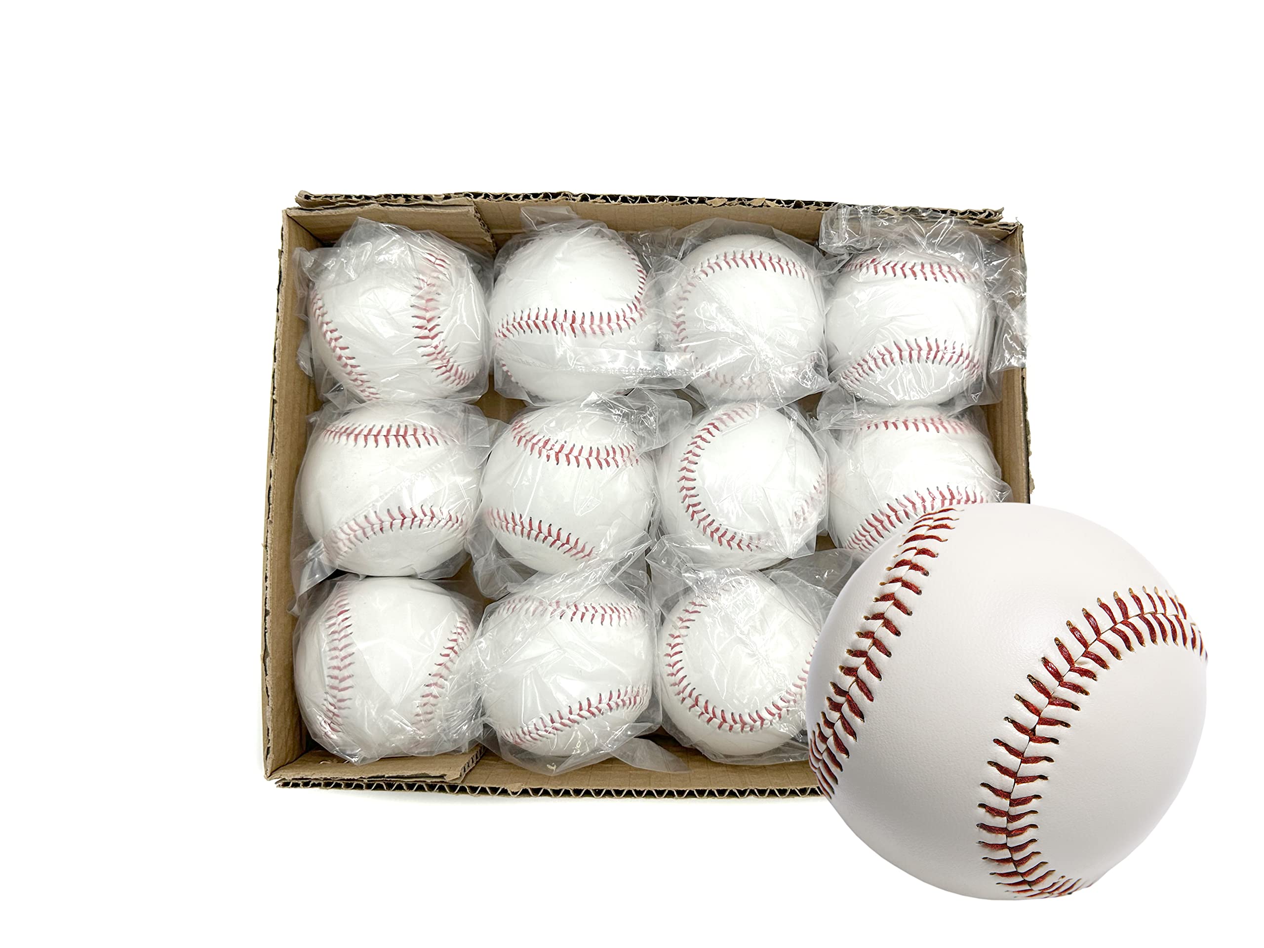 Baseball Balls for 1 Dozen PVC Club Individually Catch Ball PEAKS&TREES Practice, (12 Balls), Leather, Activities, White, Plain, Wrapped, (Hard Ball) білий
Baseball Balls for 1 Dozen PVC Club Individually Catch Ball PEAKS&TREES Practice, (12 Balls), Leather, Activities, White, Plain, Wrapped, (Hard Ball) білий