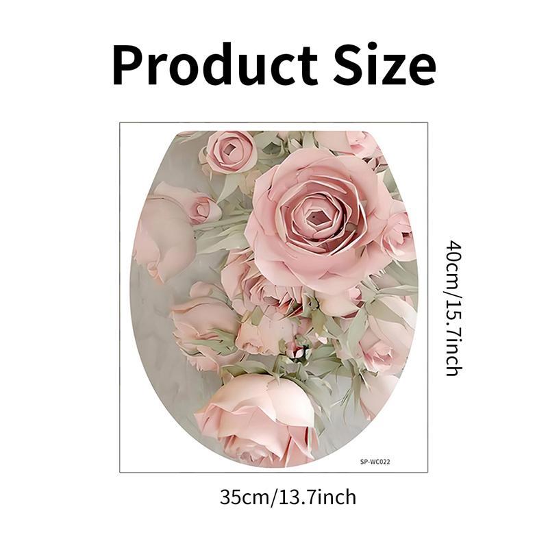 1Pc Floral Butterfly Pattern Toilet Cover Stickers Tropical Green Plants Bird Bathroom Decal
1Pc Floral Butterfly Pattern Toilet Cover Stickers Tropical Green Plants Bird Bathroom Decal