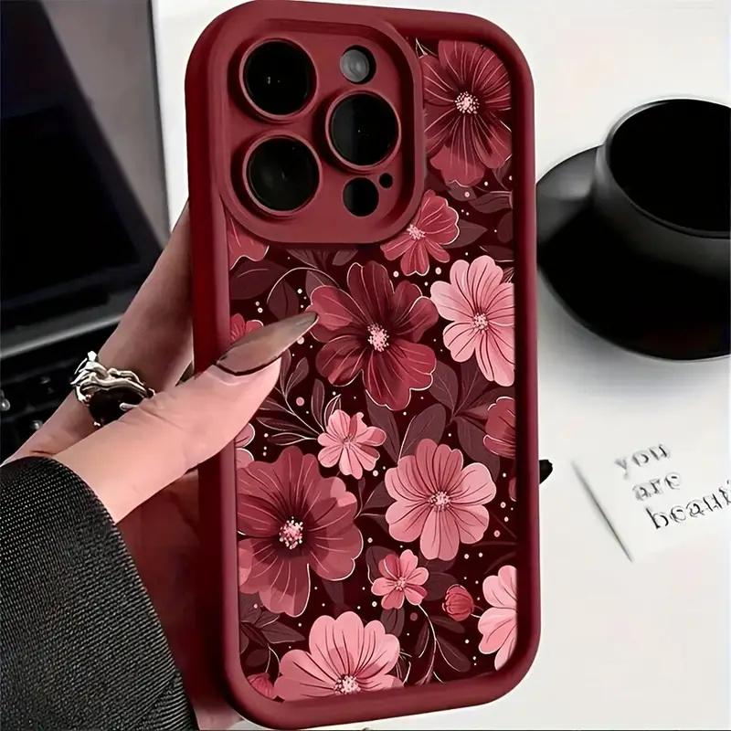 Retro Wine Red Floral Art Phone Case for iPhone 17 16 15 14 13 12 11 Series Pro Max Plus Double Layer Protection iphone 16 Plus
Retro Wine Red Floral Art Phone Case for iPhone 17 16 15 14 13 12 11 Series Pro Max Plus Double Layer Protection iphone 16 Plus
