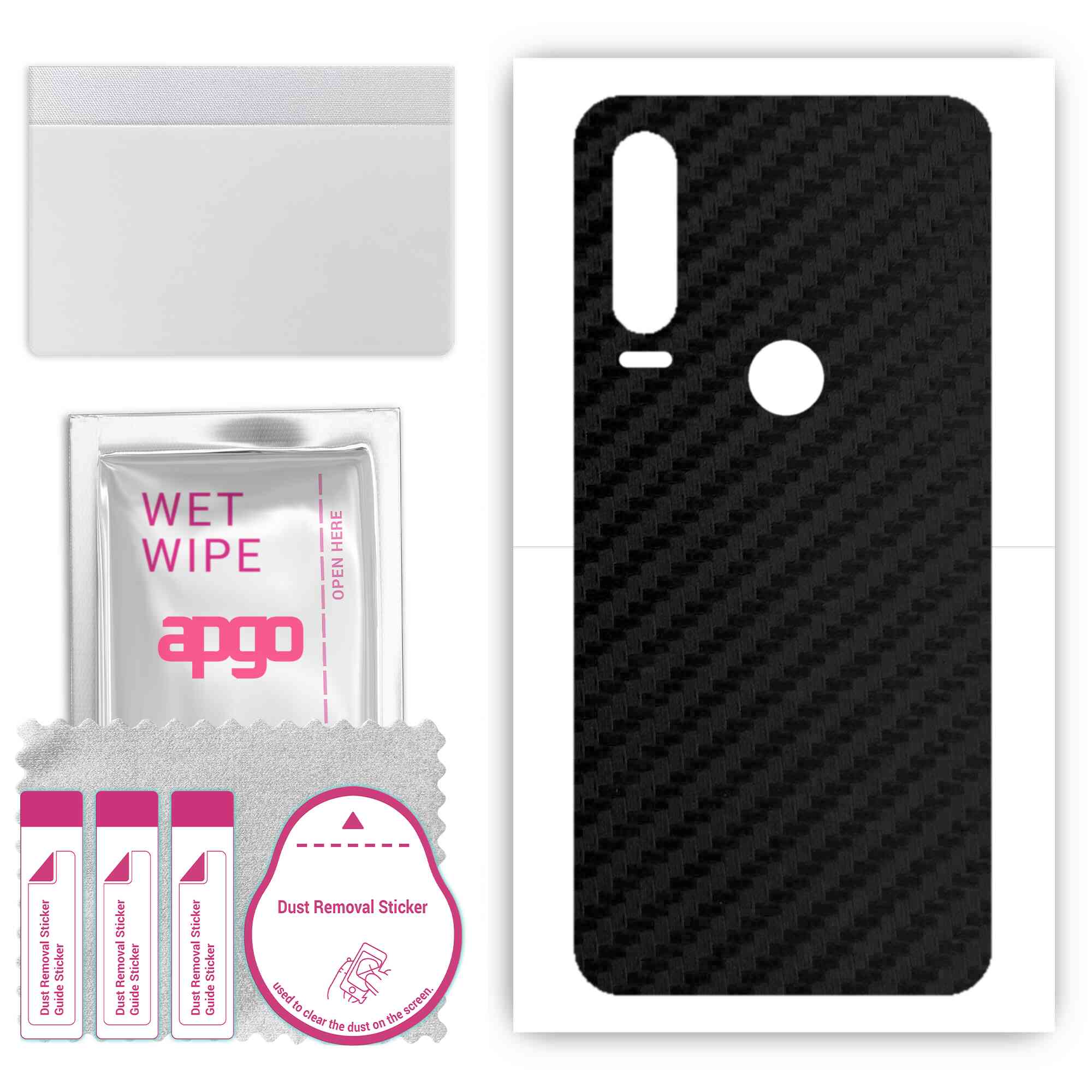 apgo Protective Skin Sticker for the back compatible with Alcatel 3H, Wrap Film, Foil, Vinyl - Pattern Carbon Black
apgo Protective Skin Sticker for the back compatible with Alcatel 3H, Wrap Film, Foil, Vinyl - Pattern Carbon Black