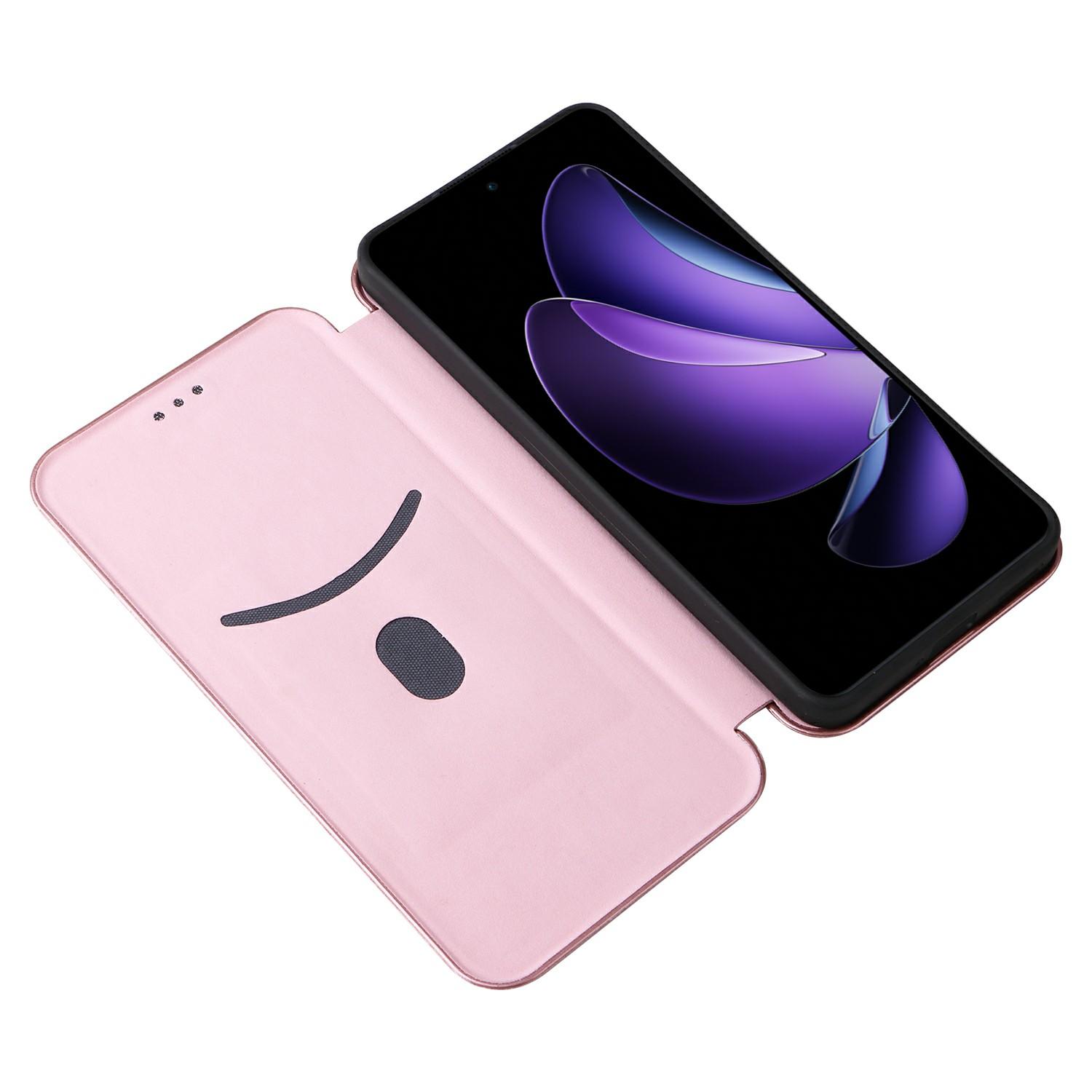 For Oppo Reno13 F 5G Case Carbon Fiber Texture Drop-Proof PU Leather Phone Cover Rose Gold
For Oppo Reno13 F 5G Case Carbon Fiber Texture Drop-Proof PU Leather Phone Cover Rose Gold