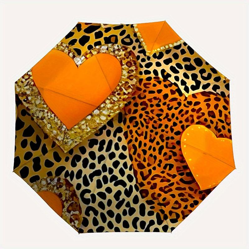 1pc Leopard Print Heart Umbrella - 8-Rib Automatic Open/Close, Fashionable Compact Umbrella for Outdoor Adventures yy250813155
1pc Leopard Print Heart Umbrella - 8-Rib Automatic Open/Close, Fashionable Compact Umbrella for Outdoor Adventures yy250813155