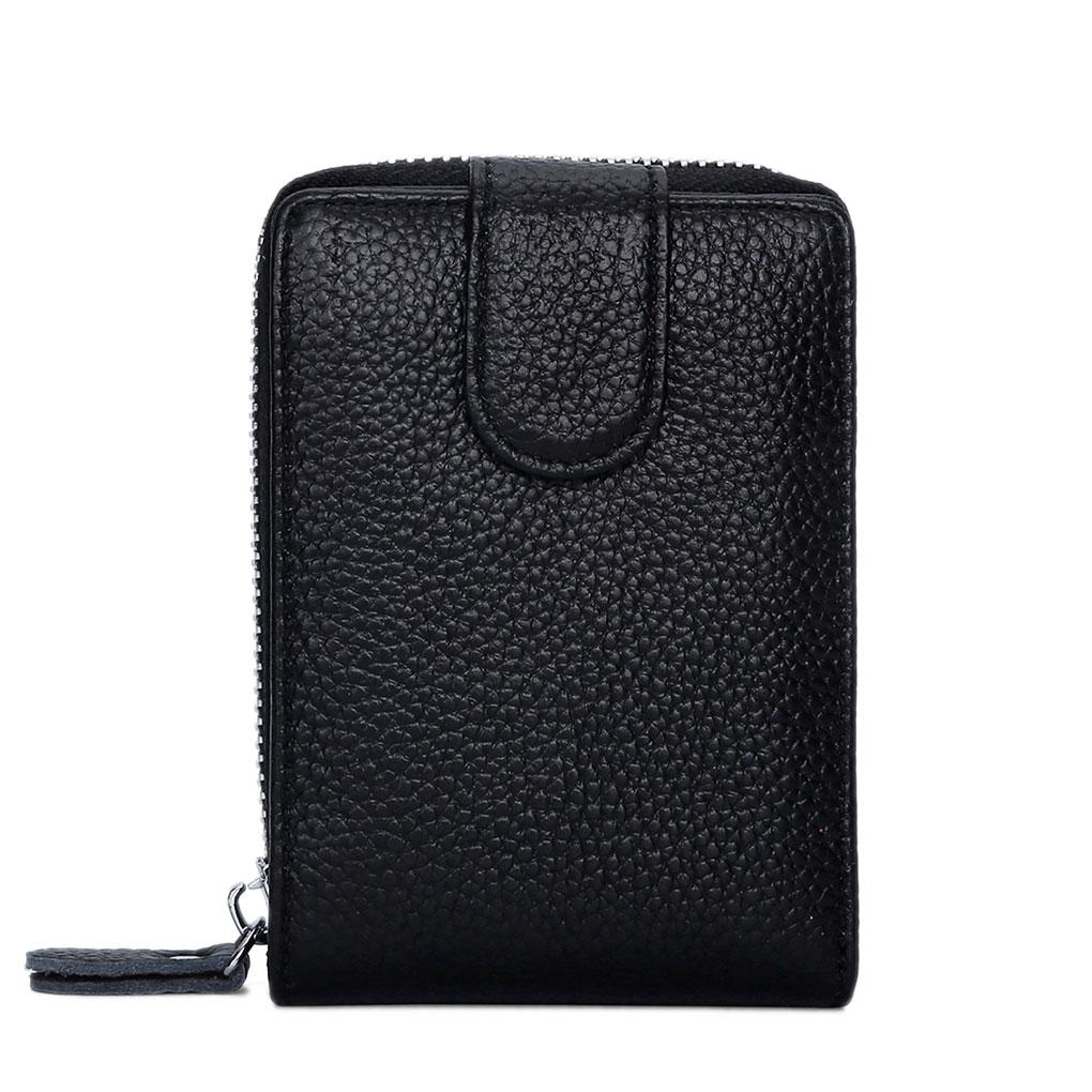 Мужской Женский Кожаный Кошелек-Органайзер с RFID-защитой для ID и кредитных карт, Чехол-пакет-держатель чёрный
Мужской Женский Кожаный Кошелек-Органайзер с RFID-защитой для ID и кредитных карт, Чехол-пакет-держатель чёрный