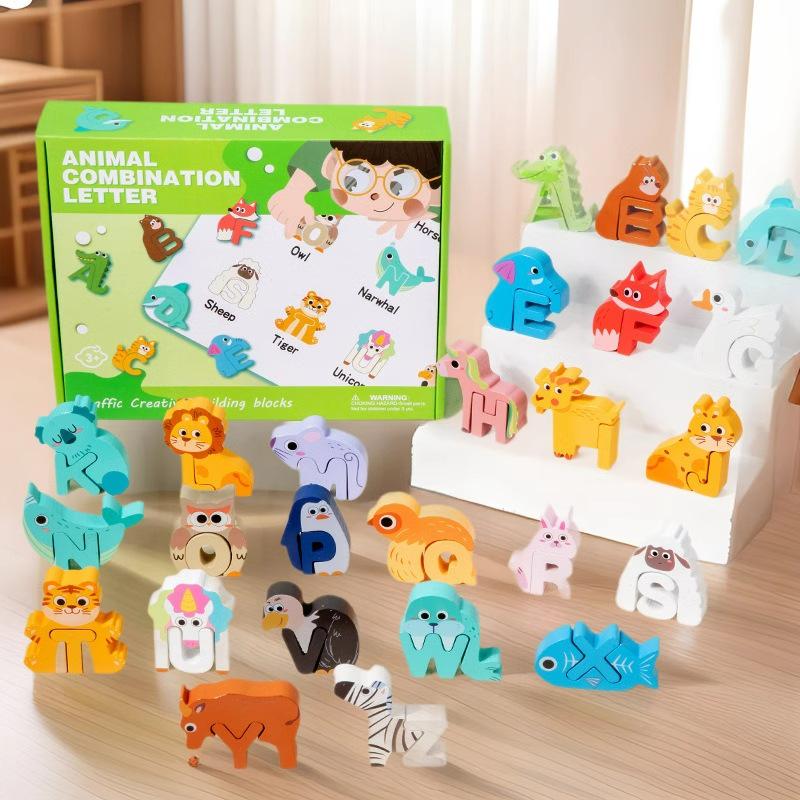 Large Toddler Jigsaw Puzzle: Creative Letter & Animal Building Blocks for Boys & Girls, Ages 2-3, Early Education & Intellectual Development
Large Toddler Jigsaw Puzzle: Creative Letter & Animal Building Blocks for Boys & Girls, Ages 2-3, Early Education & Intellectual Development