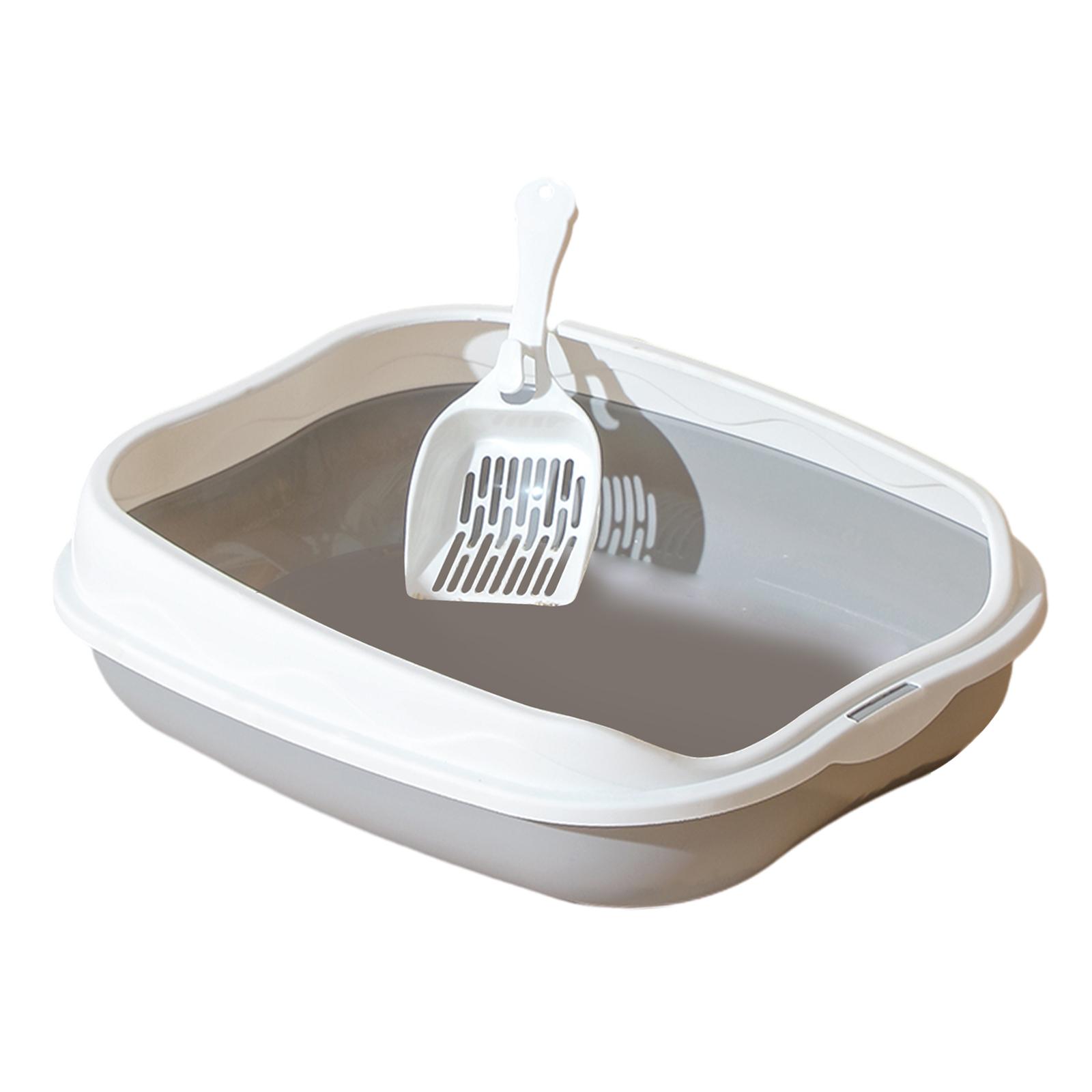 Cat Litter Box with High Side Semi Closed Removable Pet Supplies Kitten Litter Pan for Small Animals Medium Large Cats
Cat Litter Box with High Side Semi Closed Removable Pet Supplies Kitten Litter Pan for Small Animals Medium Large Cats