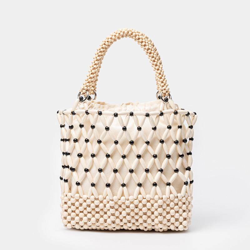 New Fashion Handcrafted Woven Wooden Bead Women s Tote Bag Casual Travel Hollow out Beaded Beach Handbag Hand Made Underarm Bag бежевый
New Fashion Handcrafted Woven Wooden Bead Women s Tote Bag Casual Travel Hollow out Beaded Beach Handbag Hand Made Underarm Bag бежевый