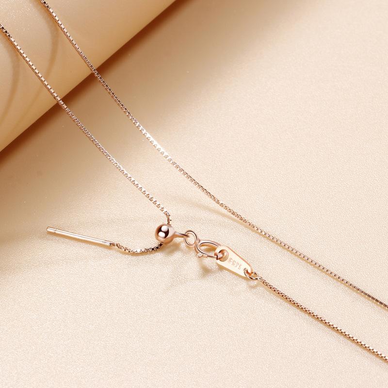 Ожерелье Регулируемая простая цепочка Коробчатая цепочка Крестообразная женская летняя дизайнерская ключичная цепочка с цепочкой