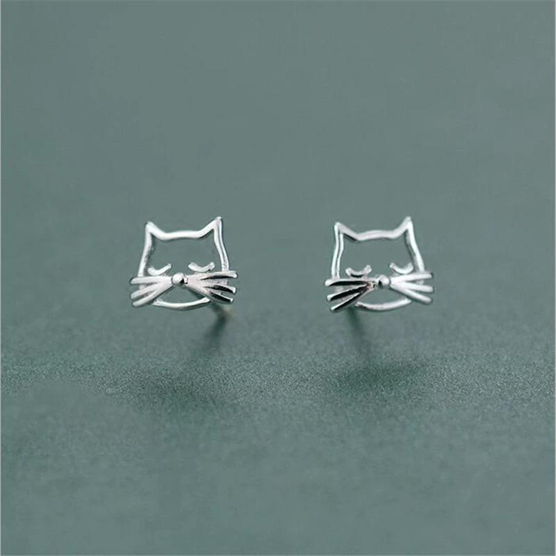 Hot selling new 925 sterling silver fashionable personalized cat hollow earrings exquisite trendy student accessories ED333 China Mainland
Hot selling new 925 sterling silver fashionable personalized cat hollow earrings exquisite trendy student accessories ED333 China Mainland