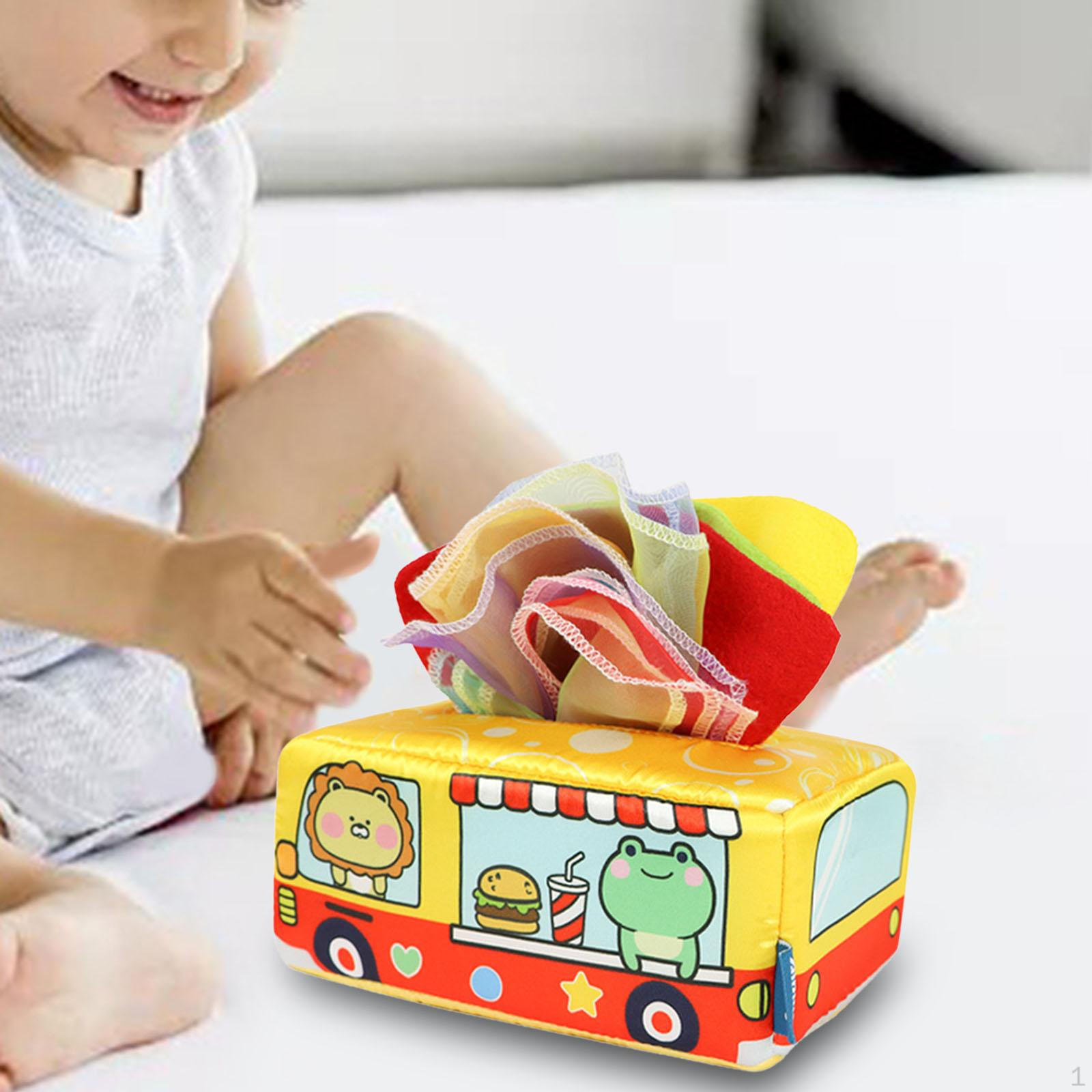 Sensory Babies, Tissue Box Children Paly for Toddlers Colorful Busy Pull Tissues Activities Bus
Sensory Babies, Tissue Box Children Paly for Toddlers Colorful Busy Pull Tissues Activities Bus