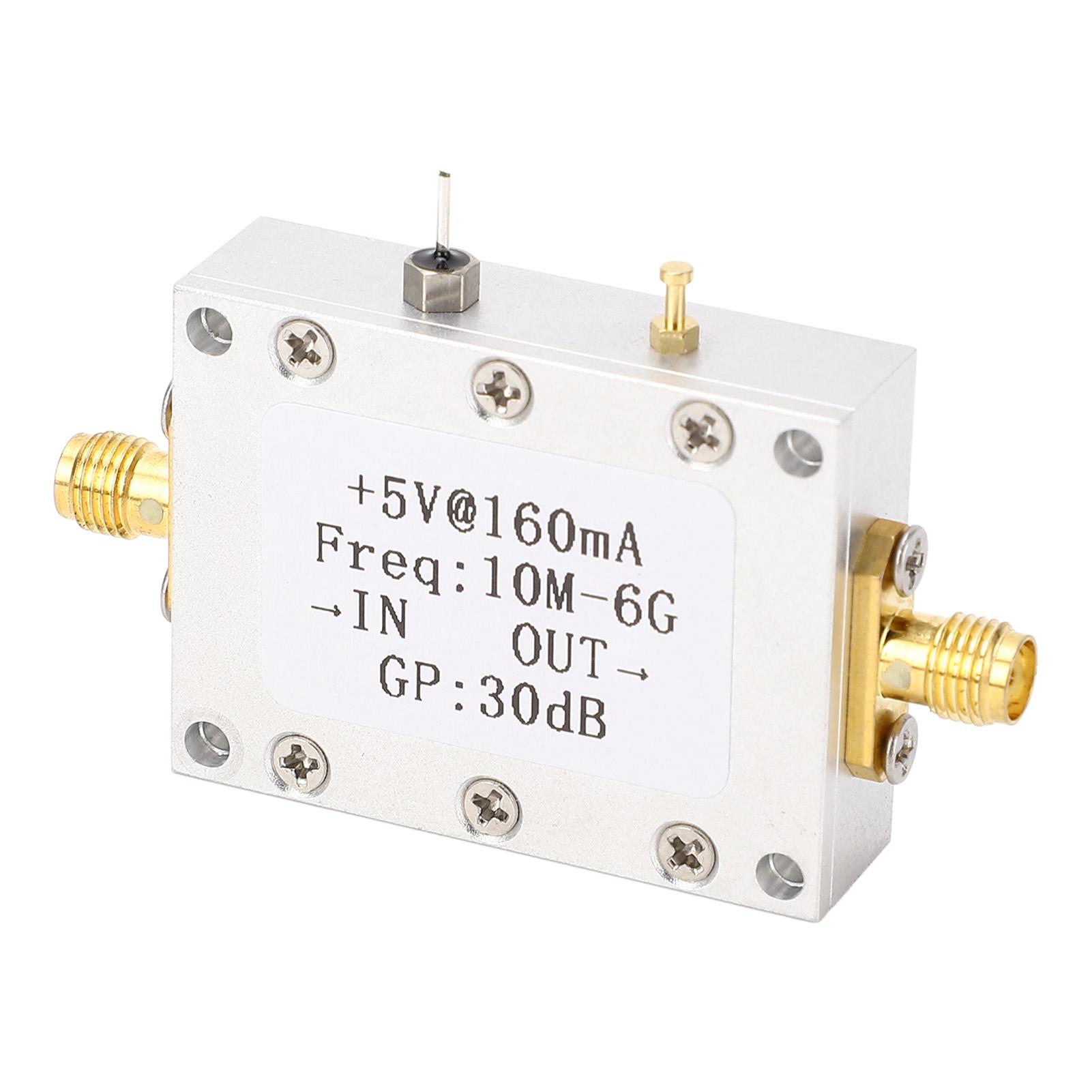 Модуль підсилювача високої плоскості 5 В 160 мА 10 М6 ГГц Широкосмуговий 30 дБ МШП Малошумливий підсилювач з
Модуль підсилювача високої плоскості 5 В 160 мА 10 М6 ГГц Широкосмуговий 30 дБ МШП Малошумливий підсилювач з