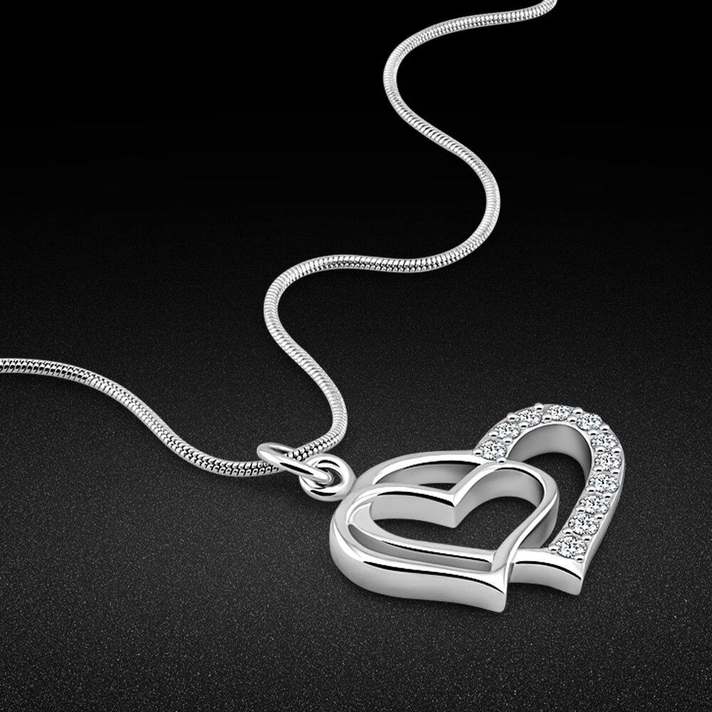 Heart Shape 925 Sterling Silver Pendant Necklaces For Women Choker Necklace &Pendants Christmas
Heart Shape 925 Sterling Silver Pendant Necklaces For Women Choker Necklace &Pendants Christmas