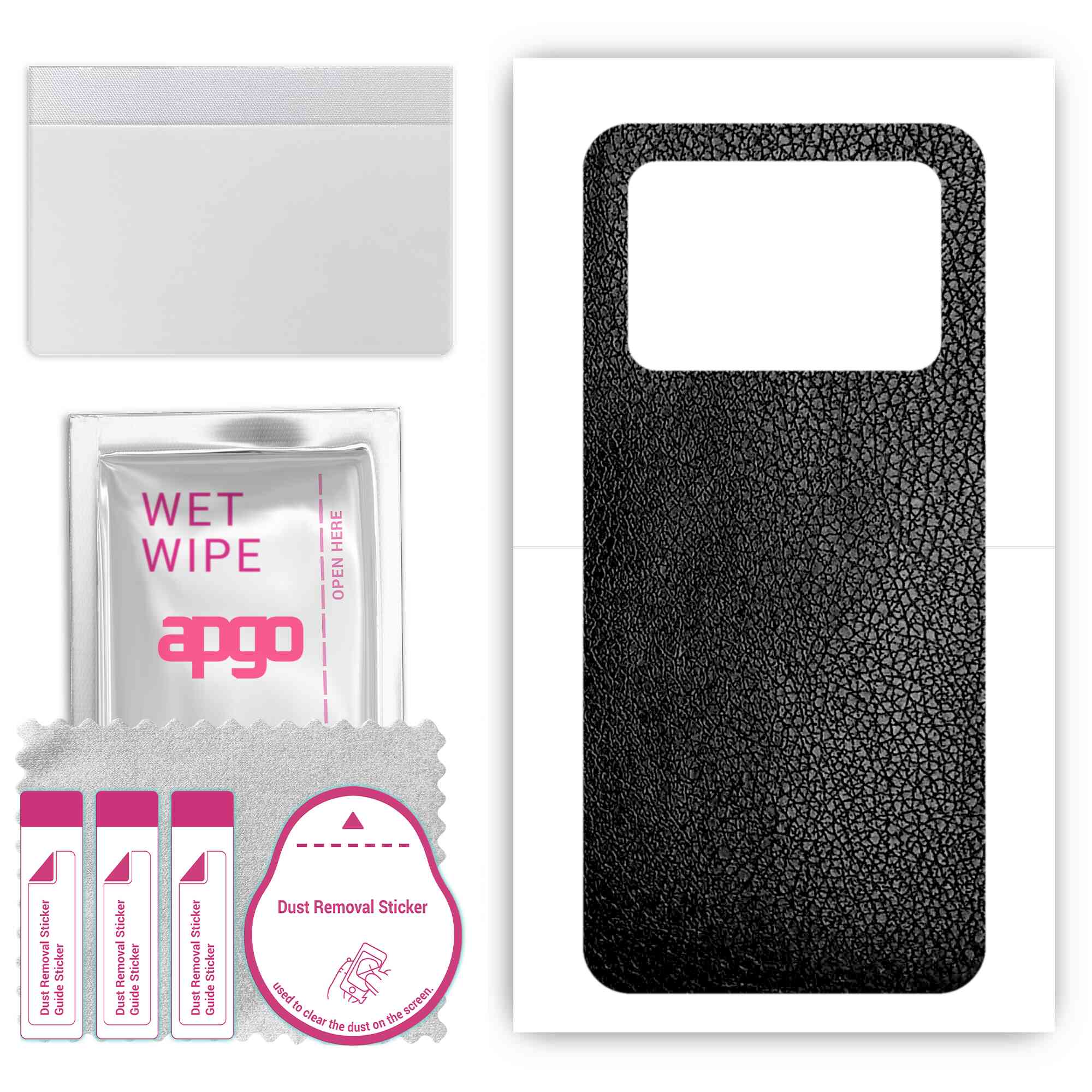 Apgo Protective Skin Sticker for the back compatible with Xiaomi Poco M4 5G, Wrap Film, Foil, Vinyl - Pattern Black Leather
Apgo Protective Skin Sticker for the back compatible with Xiaomi Poco M4 5G, Wrap Film, Foil, Vinyl - Pattern Black Leather