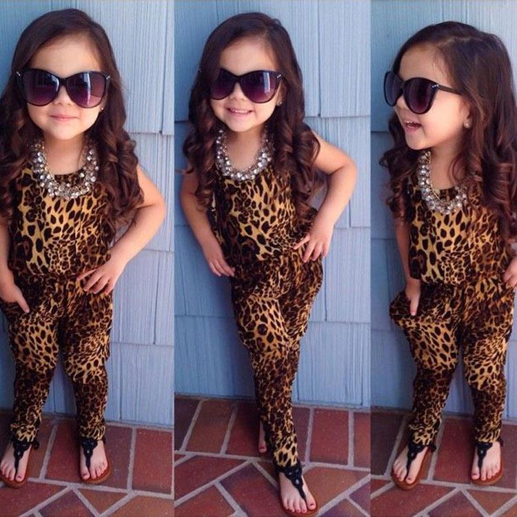 Дети Девочки Мода Повседневный Леопард Тонкий O-образный вырез Короткий рукав Эластичная талия Romper Комбинезон
Дети Девочки Мода Повседневный Леопард Тонкий O-образный вырез Короткий рукав Эластичная талия Romper Комбинезон