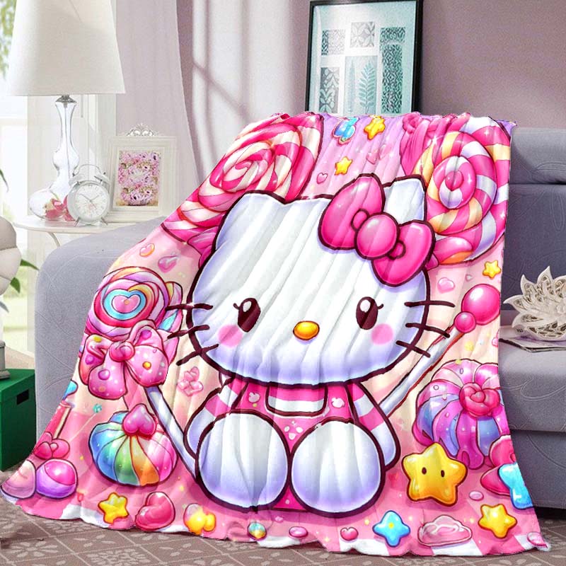 These Lightweight Bedroom Sofa Flannel Blankets, Adorned with Various Hello Kitty Patterns, Are Available in A Variety of Sizes. 75x90cm
These Lightweight Bedroom Sofa Flannel Blankets, Adorned with Various Hello Kitty Patterns, Are Available in A Variety of Sizes. 75x90cm