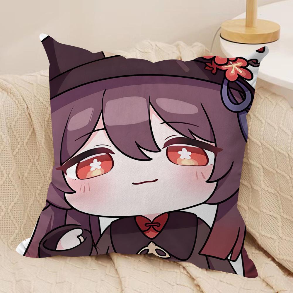 Hu Tao cute Genshin Impact Cushion Cover Silky Short Plush Invisible Zipper Dustproof Sofa Pillow Case for Home Decor 30x30cm
Hu Tao cute Genshin Impact Cushion Cover Silky Short Plush Invisible Zipper Dustproof Sofa Pillow Case for Home Decor 30x30cm