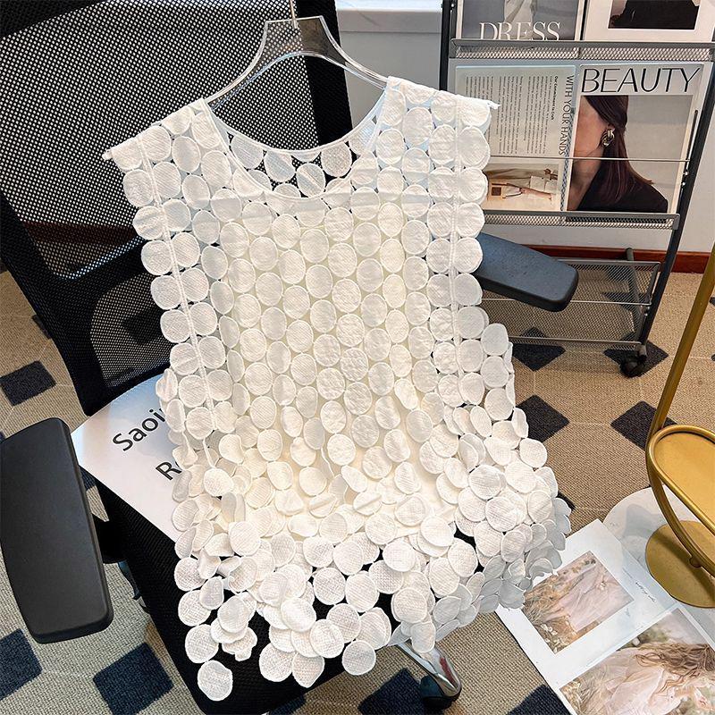 Plus Size Women s Polka Dot Sleeveless Vest Top One Size (For up to 120 Jin) білий
Plus Size Women s Polka Dot Sleeveless Vest Top One Size (For up to 120 Jin) білий