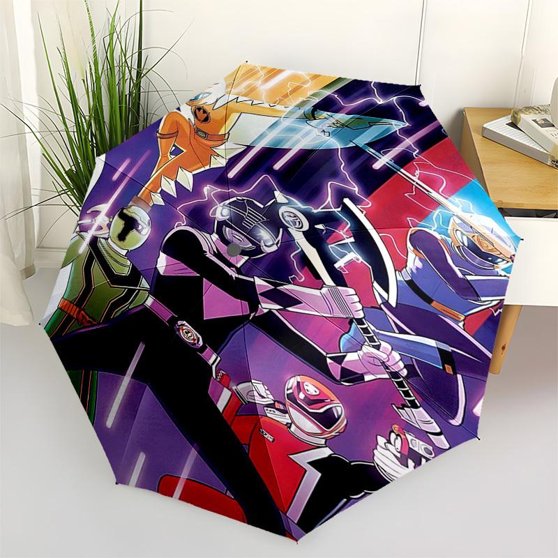 1pc Power Rangers Automatic Opening Folding Umbrella with 8-Bone Iron Frame, Portable Tri-Fold Design for Outdoor Use, Perfect Gift for Fans, Traveler
1pc Power Rangers Automatic Opening Folding Umbrella with 8-Bone Iron Frame, Portable Tri-Fold Design for Outdoor Use, Perfect Gift for Fans, Traveler