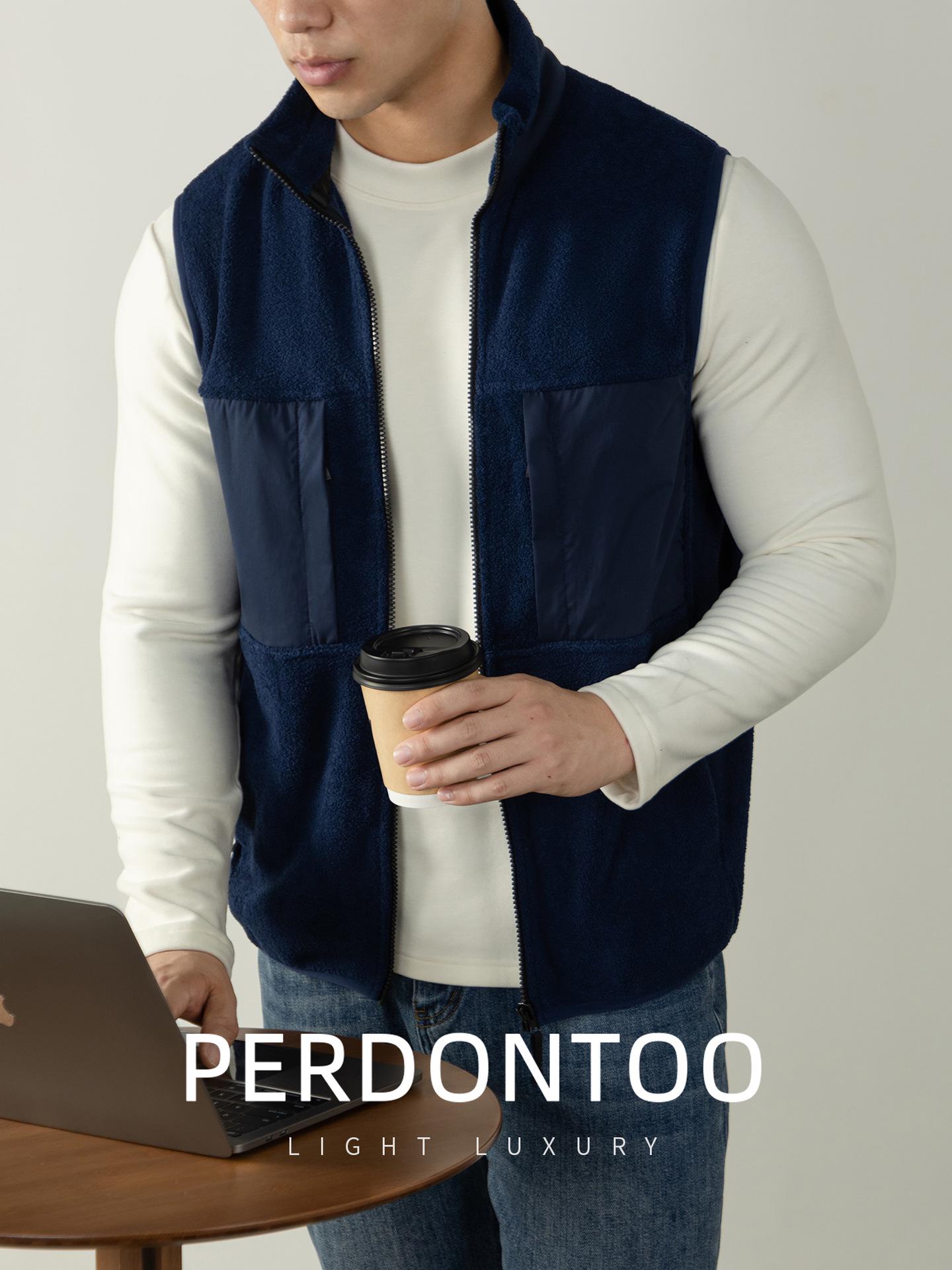 Smart Warm Plush Double-Sided Men s Vest: Autumn/Winter Stand Collar with Patch Pockets 3X Large (3XL)
Smart Warm Plush Double-Sided Men s Vest: Autumn/Winter Stand Collar with Patch Pockets 3X Large (3XL)