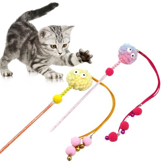 Cat Teaser Stick Интерактивное обучение Кошка Снятие стресса Мяч-стик-тизер Плюшевый для кошек
Cat Teaser Stick Интерактивное обучение Кошка Снятие стресса Мяч-стик-тизер Плюшевый для кошек
