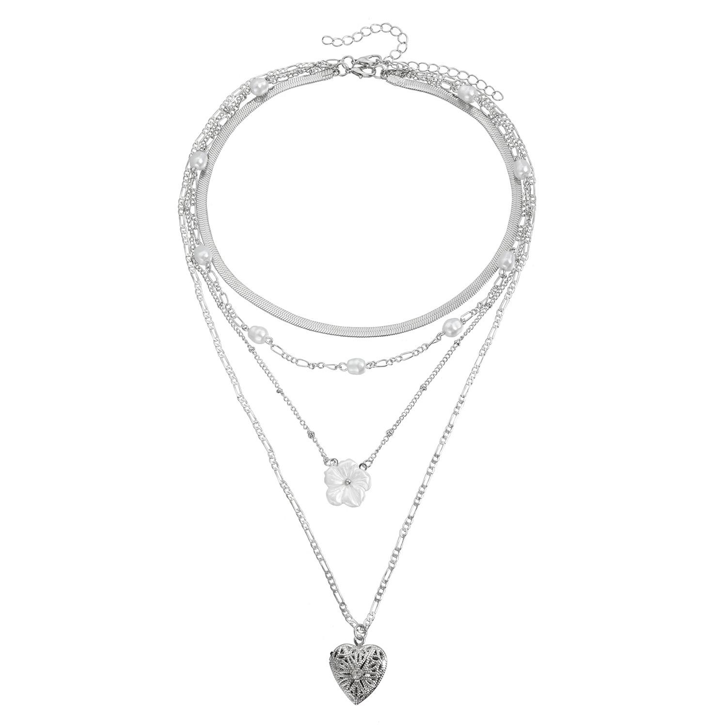 Love Photo Box Flower Snake Chain Collarbone Chain Light Luxury Fashion ins Wind Imitation Pearl Necklace
Love Photo Box Flower Snake Chain Collarbone Chain Light Luxury Fashion ins Wind Imitation Pearl Necklace