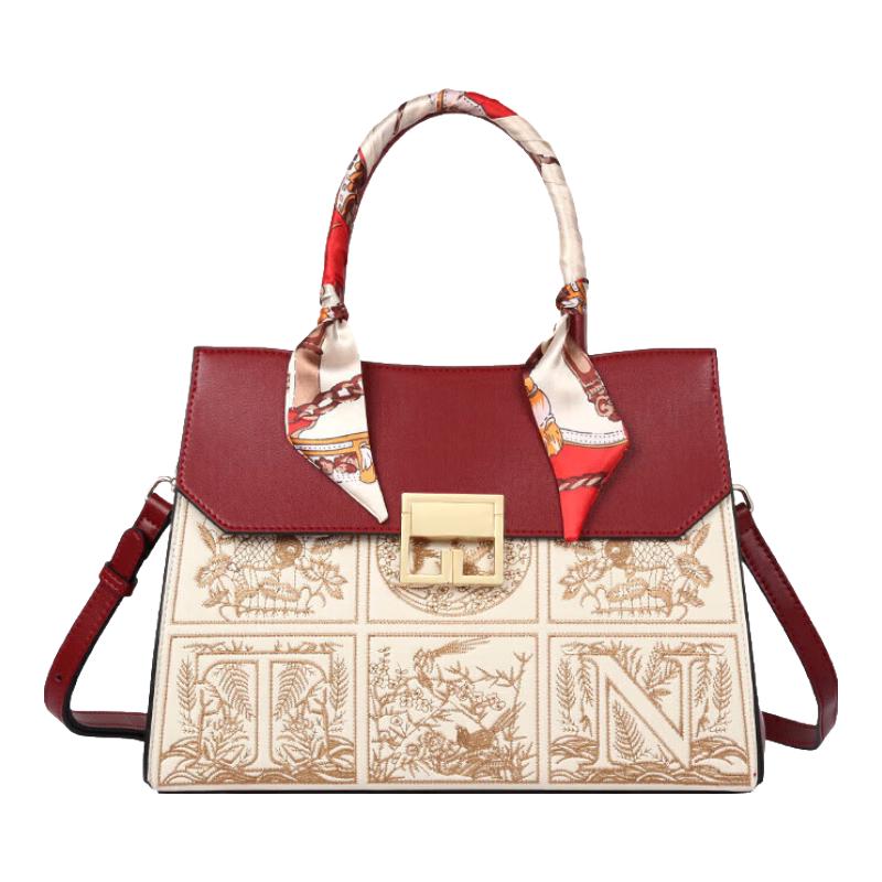TUCANO Women s Chinese Style Embroidered Leather Handbag
TUCANO Women s Chinese Style Embroidered Leather Handbag