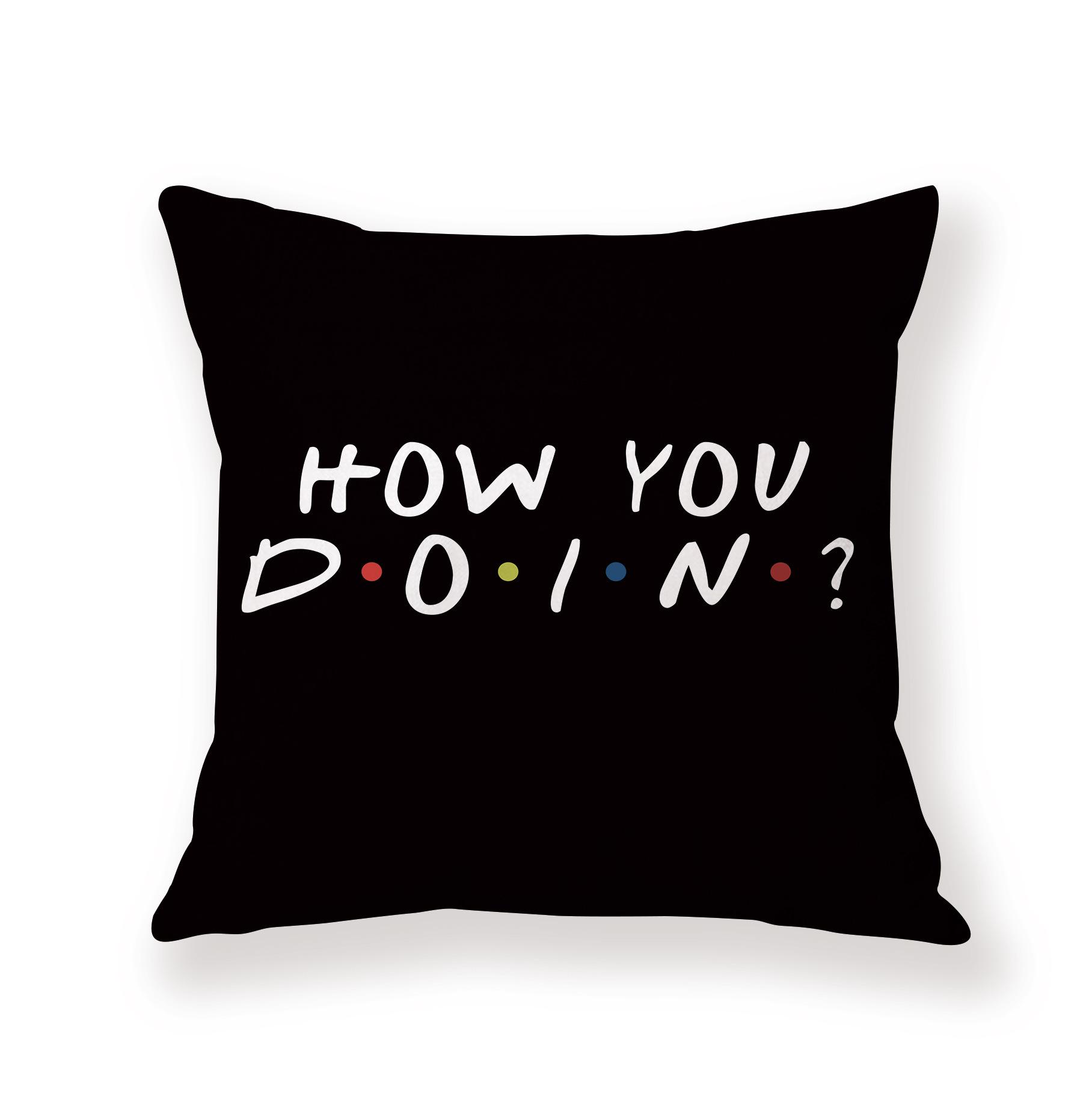 Black Simple English Letter Pillowcase Text Healing Creative Pillow Decorative Waist 45 * 45Cm pillowcase
Black Simple English Letter Pillowcase Text Healing Creative Pillow Decorative Waist 45 * 45Cm pillowcase
