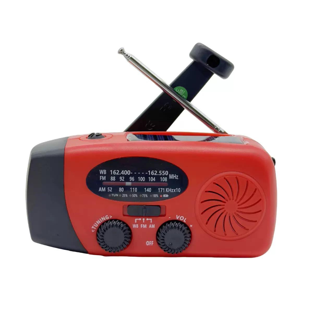 Solar-Powered Hand-Crank SOS Radio with Full-Band and Dual Charging EU 2000mAh червоний
Solar-Powered Hand-Crank SOS Radio with Full-Band and Dual Charging EU 2000mAh червоний