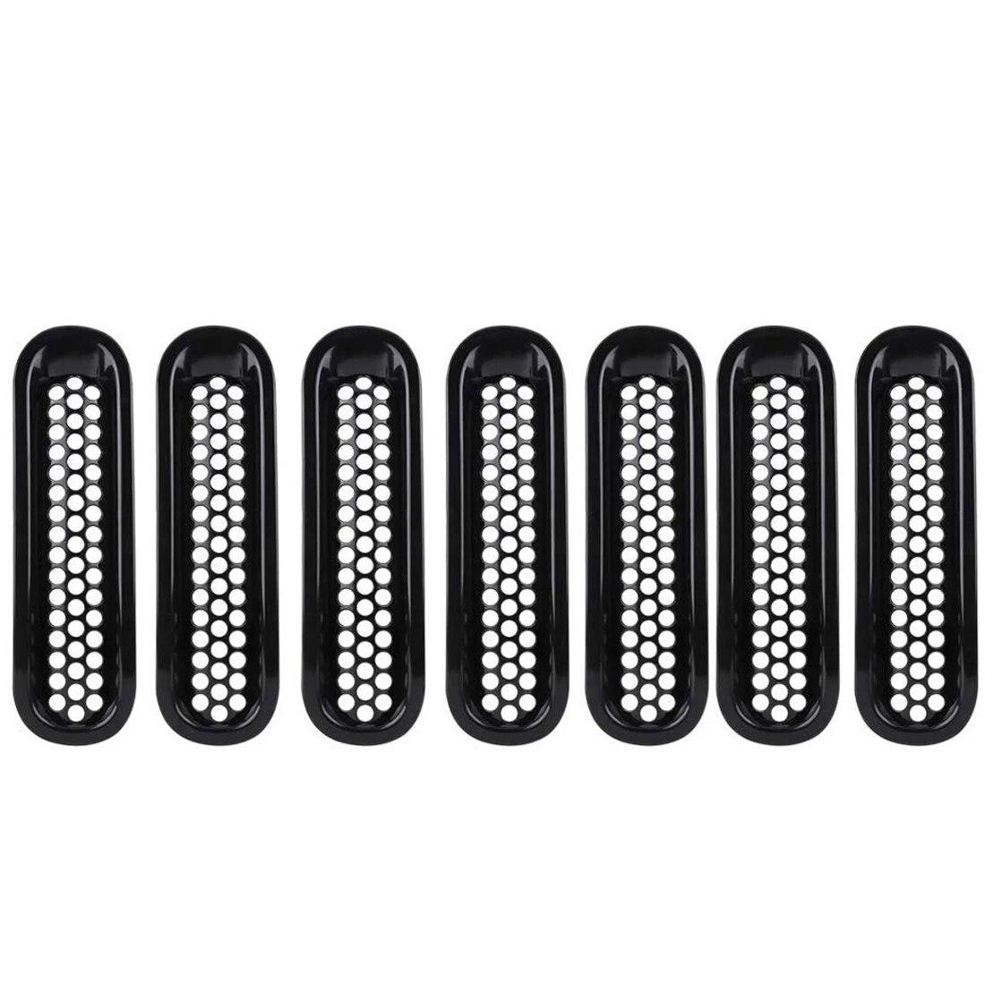 Передняя решетка из АБС-пластика, сетчатая вставка, гоночная решетка, крышка, комплект наклеек для Jeep Wrangler JK 2007-2017, 7 шт./компл. чёрный
Передняя решетка из АБС-пластика, сетчатая вставка, гоночная решетка, крышка, комплект наклеек для Jeep Wrangler JK 2007-2017, 7 шт./компл. чёрный