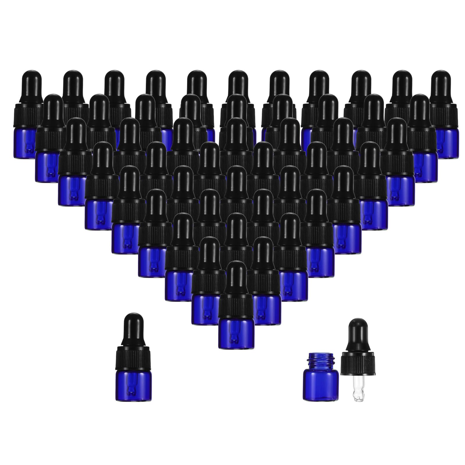 PATIKIL 1ml Glass Dropper Bottles, 100pcs, Leak-Proof, for Aroma Oil Samples, Perfume, Travel Storage, Blue
PATIKIL 1ml Glass Dropper Bottles, 100pcs, Leak-Proof, for Aroma Oil Samples, Perfume, Travel Storage, Blue