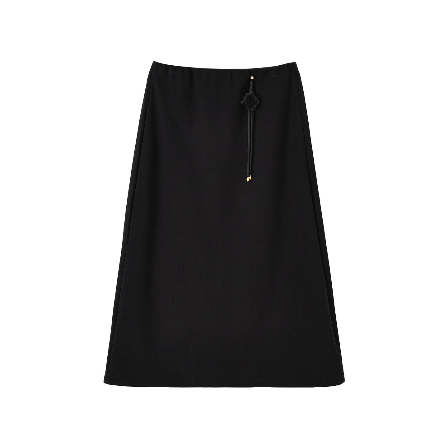 Zhi Xuan Plus Size High Waist Chinese Style Mid-Length Skirt - Spring 2026, Fat Concealing with National Style Pendant XL (130-150 lbs) чорний
Zhi Xuan Plus Size High Waist Chinese Style Mid-Length Skirt - Spring 2026, Fat Concealing with National Style Pendant XL (130-150 lbs) чорний